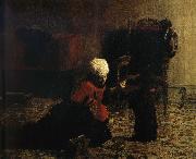 Thomas Eakins Elizabeth and the Dog oil painting on canvas